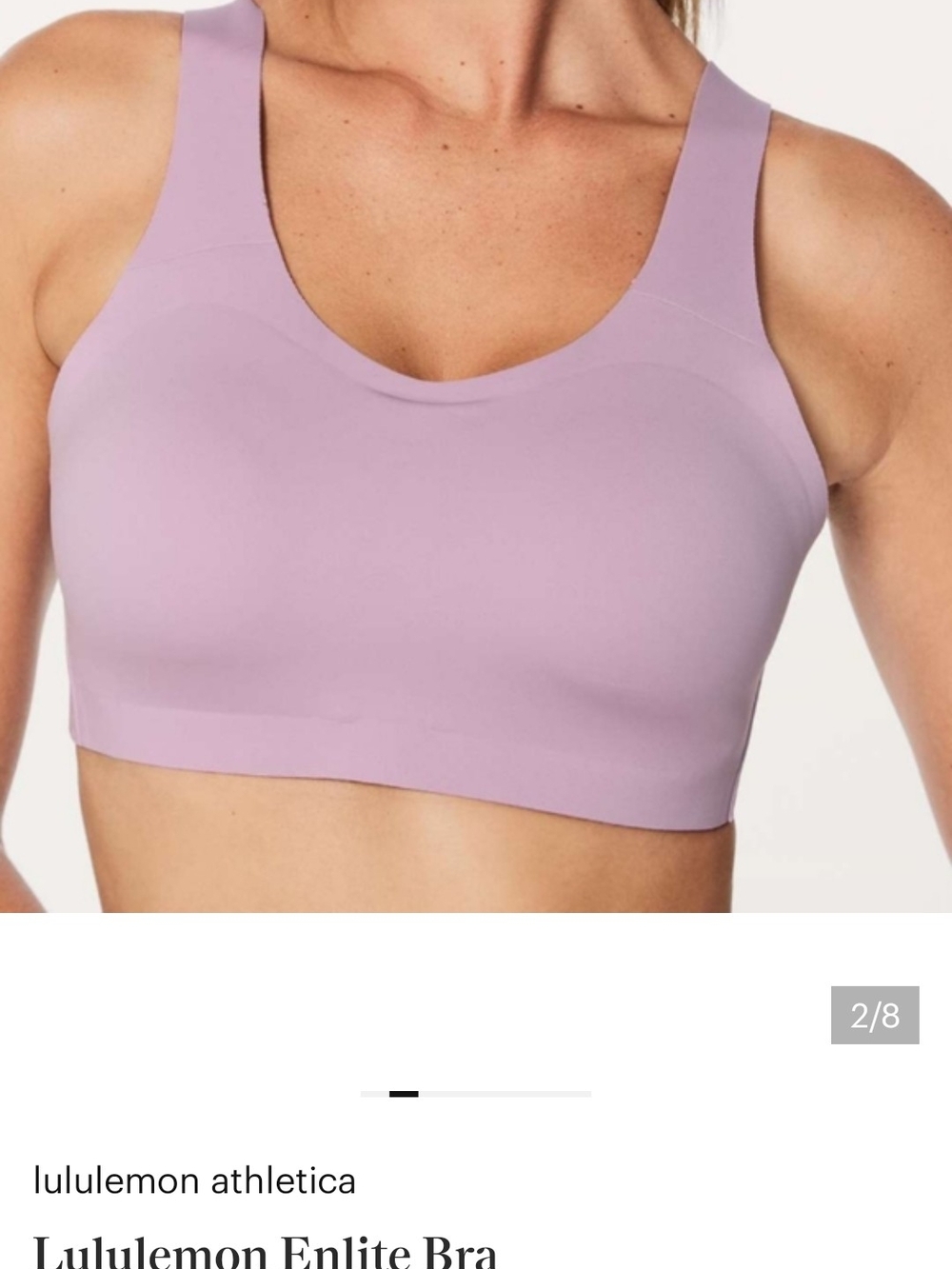 lululemon athletica Enlite Bra — Lavender